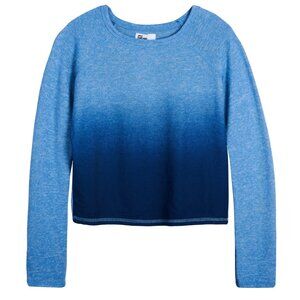 Epic Threads Big Girls Blue Ombre Long Sleeve Soft Knit Sweatshirt Size XL